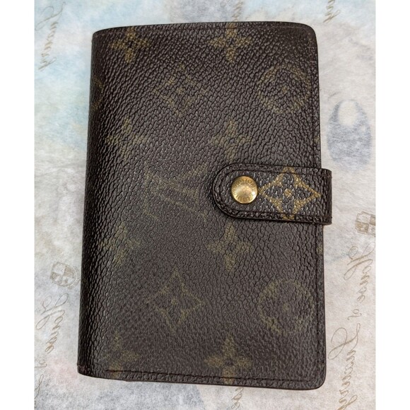 Louis Vuitton Monogram Viennois Wallet Kisslock Coin Purse Vintage 1997 Spain CO